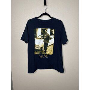 Snoop Dogg Graphic Tee Large Black 100% Cotton Vintage Style Hip‎ Hop Shirt